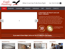 Tablet Screenshot of eaglepainting.ca